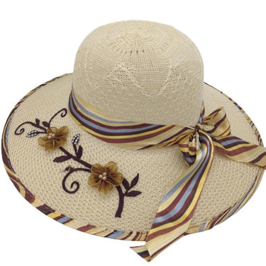 chapeau paille femme pliable